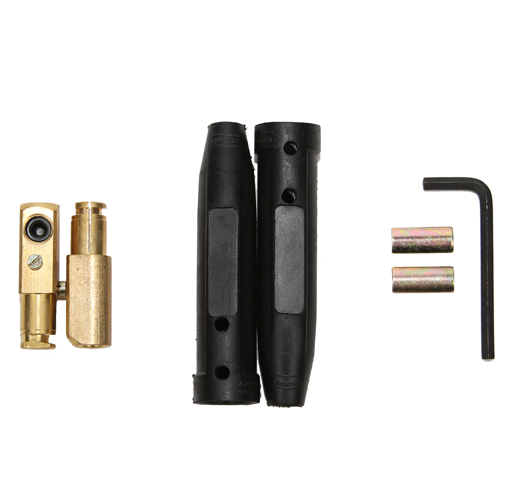 Male 2-1-MBP Tweco® Style Whip Connector (#4-1/0) (2 per Pack, Sold by the Connector)